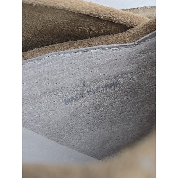 J JILL Womens Sz 7 Tan Suede Tassel Studded Suede Leather Mules NEW - Picture 12 of 12